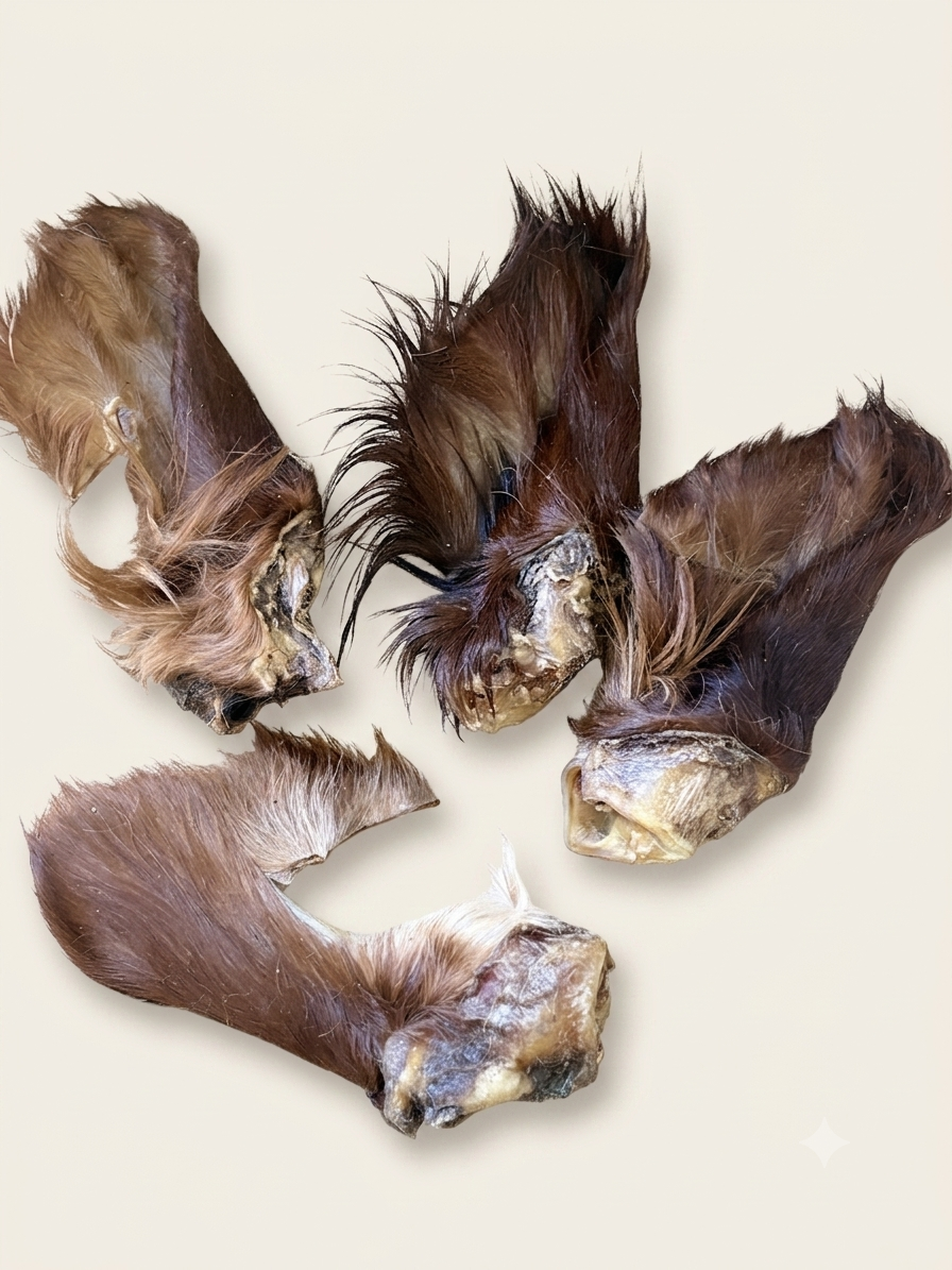 Oreille de bœuf avec poils