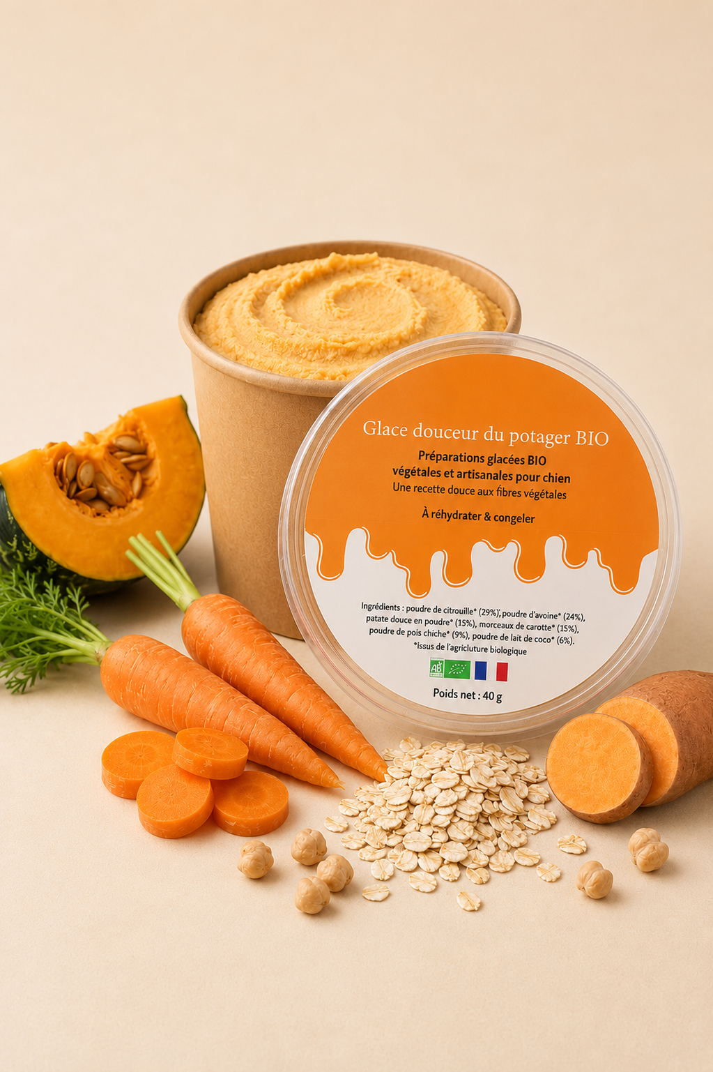 Glace BIO a préparer douceur du potager