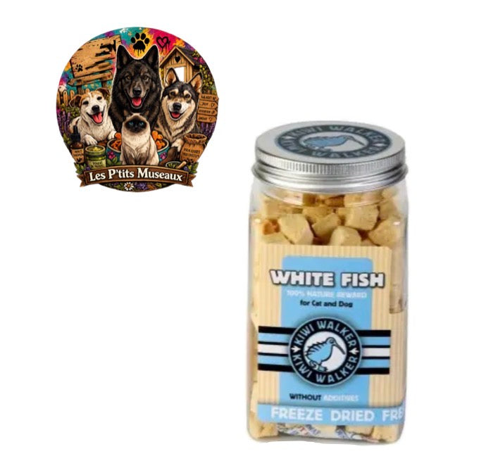 KIWI Walker - Friandises lyophilisées POISSON BLANC