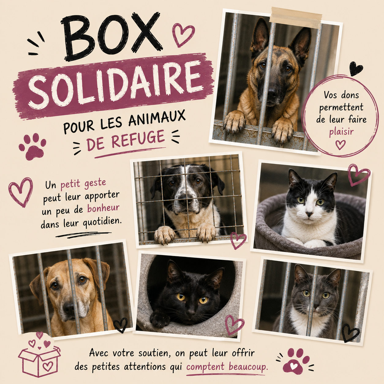 Box Solidaire Refuges 🐾